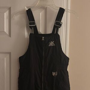 ZeroXposur Black Snow Bibs- Unisex